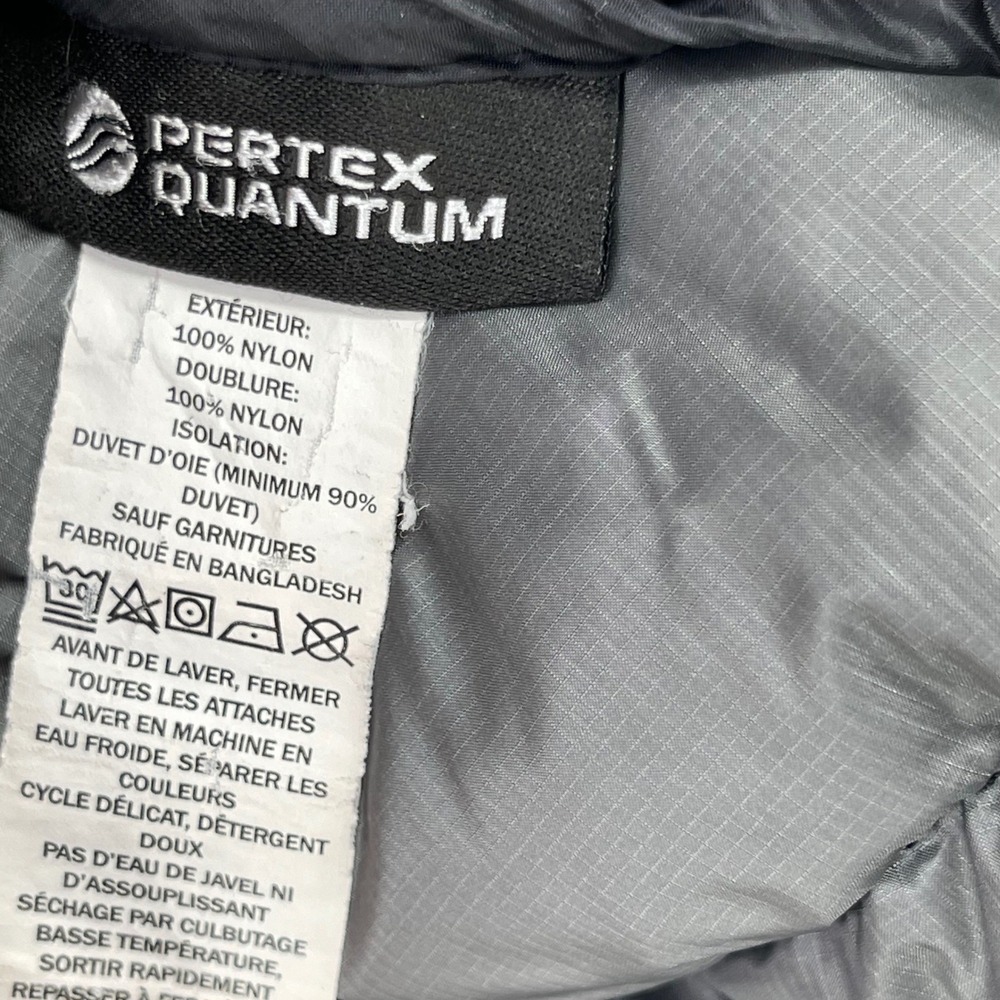 LL Bean Ultralight 850 Down Jacket Men Medium Black DownTek Water Repellent Gorp - Picture 13 of 16